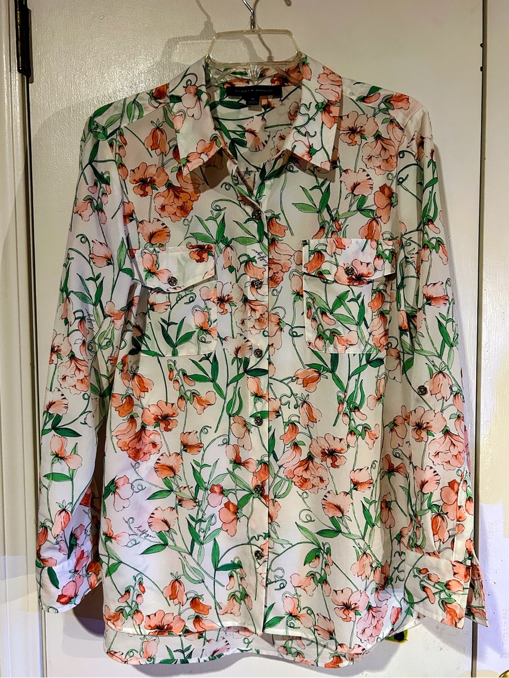 Tommy Hilfiger Floral Button-Front Women’s Blouse medium